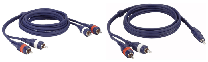 Audiokabels meegeleverd